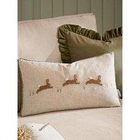 Wylder Ramble Hares 30X50 Polyester Cushion Sage