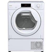 Candy Bctd1 H7A1Te-80 Integrated Heat Pump Tumble Dryer, 7Kg Capacity, A+ Energy Rating - White - Dryer With Installation