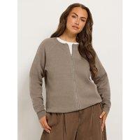 Yours Curve Crew Neck Bomber Jacket