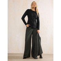 Yours Tall Peplum Knitted Cardigan