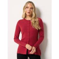Yours Tall Peplum Knitted Cardigan
