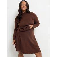 Yours Curve Knitted Skater Skirt