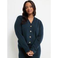 Yours Curve Saddle Shoulder Cardigan