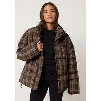 Pixiegirl Petite Check Puffer Coat