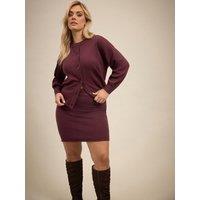 Yours Curve Balloon Sleeve Cardigan