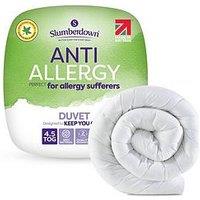 Snuggledown Of Norway Slumberdown Anti Allergy Duvet, 4.5 Tog, Super King