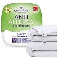 Slumberdown All Seasons Anti Allergy Duvet, 13.5 Tog