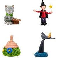 Tonies Julia Donaldson Character Bundle (Snail And The Whale, Room On The Broom, Superworm, Tabby Mctat)