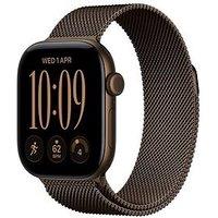 Apple Watch Series 12 (Gps + Cellular) 42Mm Dark Bronze Aluminium Case With Dark Bronze Milanese Loop