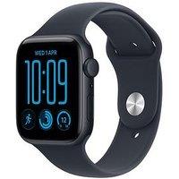 Apple Watch Se 3 (Gps, 2026) 44Mm Midnight Aluminium Case With Navy Blue Sport Band - M/L