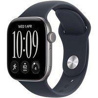 Apple Watch Series 12 (Gps) 42Mm Space Grey Aluminium Case With Navy Blue Sport Band - M/L