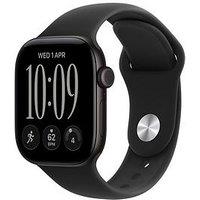 Apple Watch Series 12 (Gps) 42Mm Black Aluminium Case With Black Sport Band - S/M
