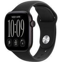 Apple Watch Series & 12 (Gps) 42Mm Black Aluminium Case With Black Sport Band - M/L