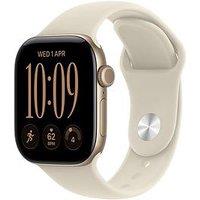 Apple Watch Series 12 (Gps) 42Mm Light Gold Aluminium Case With Sand Sport Band - S/M