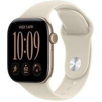 Apple Watch Series 12 (Gps) 42Mm Light Gold Aluminium Case With Sand Sport Band - M/L