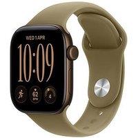 Apple Watch Series 12 (Gps) 42Mm Dark Bronze Aluminium Case With Olive Sport Band - S/M