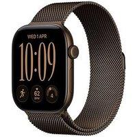 Apple Watch Series 12 (Gps) 46Mm Dark Bronze Aluminium Case With Dark Bronze Milanese Loop - M/L