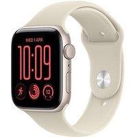 Apple Watch Se 3 (Gps, 2026) 44Mm Starlight Aluminium Case With Sand Sport Band - M/L