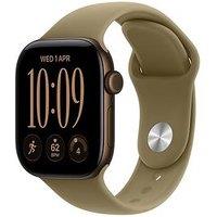 Apple Watch Series 12 (Gps) 42Mm Dark Bronze Aluminium Case With Olive Sport Band - M/L