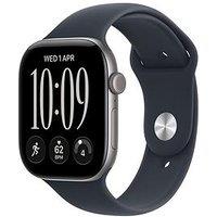 Apple Watch Series 12 (Gps) 46Mm Space Grey Aluminium Case With Navy Blue Sport Band - S/M