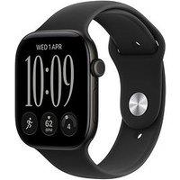 Apple Watch Series 12 (Gps) 46Mm Black Aluminium Case With Black Sport Band - S/M