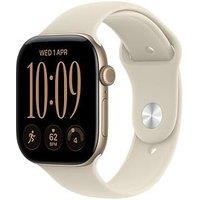 Apple Watch Series 12 (Gps) 46Mm Light Gold Aluminium Case With Sand Sport Band - S/M