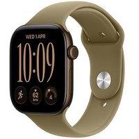 Apple Watch Series 12 (Gps) 46Mm Dark Bronze Aluminium Case With Olive Sport Band - S/M