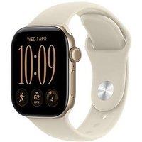Apple Watch Series 12 (Gps + Cellular) 42Mm Light Gold Aluminium Case With Sand Sport Band - S/M
