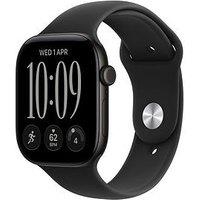 Apple Watch Series 12 (Gps + Cellular) 46Mm Black Aluminium Case With Black Sport Band - M/L