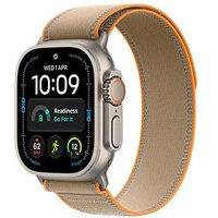 Apple Watch Ultra 4 (Gps + Cellular) 49Mm Natural Titanium Case With Sand Trail Loop - M/L