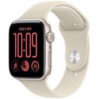 Apple Watch Se 3 (Gps + Cellular, 20260 44Mm Starlight Aluminium Case With Sand Sport Band - M/L