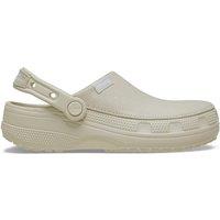 Crocs Womens Lightweight Waterproof Adjustable Strap Clogs - Beige