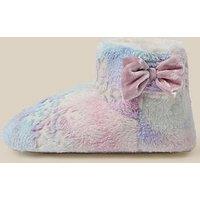 Monsoon Girls Snowflake Bow Slipper Boots