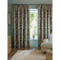 William Morris At Home Spring Thicket Lined Pencil Pleat Curtains