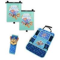 Paw Patrol Paw Patrol Backseat Essentials- Roller Blind, Seat Belt Cover And Seat Organiser