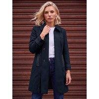 Roman Petite Contrast Double Breasted Coat