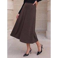 Roman Petite Ponte Midi Skirt