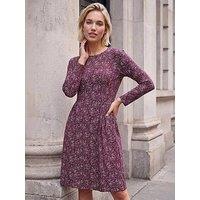 Roman Side Detail Short Dress