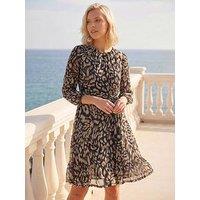 Roman Petite Frill Hem Dress