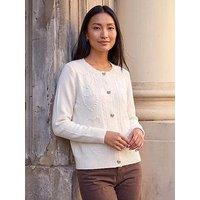 Roman Heart Stitch Knit Cardigan