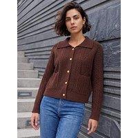 Roman Chunky Cable Cardigan