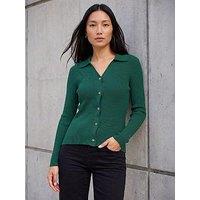 Roman Buttoned Ribbed Henley Style Knit