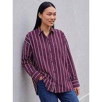 Roman Dusk Stripe Oversized Shirt