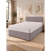 Aspire Essentials Bed Base & Comfort Mattress Set - Sg N/S