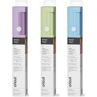 Cricut Smart Vinyl Matless Permanent Vinyl (13 In X 36 In) Powder Blue, Lilac, Honeydew