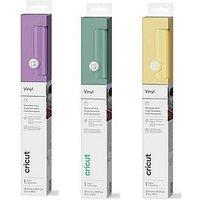 Cricut Permanent Vinyl (12 In X 48 In) Butter Yellow, Eucalyptus, Lilac