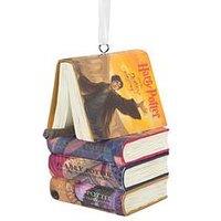 Hallmark Harry Potter Stacked Books And Wand Tree Ornament