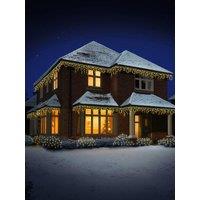 Premier Decorations 460 Multi Action Frosted Cap Icicle Lights