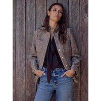 Mint Velvet Neutral Heritage Jacket - Cream