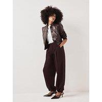 Mint Velvet Balloon Leg Trousers - Red